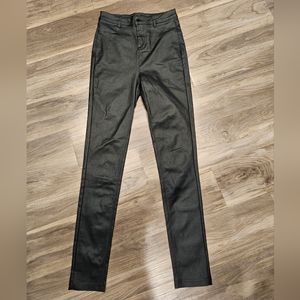 Windsor Faux Black Leather Pants